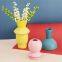 Small Pink Yellow Blue Nordic Style Morandi Color Dining Table Vase Craft Art Decoration