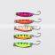 Weihai factory price 35mm2g colorful Fishing Metal Spoon Lure Bait For Trout Bass Spoons Small Hard Sequins Spinner Spoon