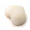 Wholesale White Color Shell Shape Natural Facial Organic Konjac Sponge