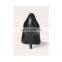 Ladies beautiful fancy black color design mid heels ankle buckle strap women sandals shoes