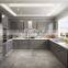 Modern Black Kitchen Furniture Set Modular White Lacquer Kitchen Cabinet Designs