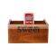 Over the wall Pine Wood Drawer Organizer box with Dividers