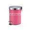Colored Trash Can Multi-function Foot Pedal Dustbin for House Use