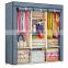 portable modern bedroom furniture foldable baby children adult closet cabinet storage organizer fabric wardrobe