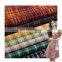 100% cotton yarn dyed check design plain tartan fabric for women garment