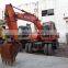 Doosan original condition dh150w-7 dh150 wheel excavator for sale