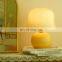 Cream Mushroom Desk Lamp French Medieval Retro Handmade Table Lamp Bedroom Bedside Girly Glass Decorative Table Light