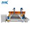 Double Heads 3D Granite Stone Cutting CNC Marble Stone Engraving Machine 1325