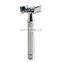 American Metal Matte Black Stainless Steel Custom Double Edge Safety Shaving Razor for Men