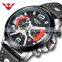 NIBOSI Watch Chronograph Sport Mens Watches Quartz Clock Leather Male Wristwatch Relogio Masculino Fashion Gift for Men