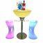 used coffee led bar counter portable outdoor beach event rental restaurant led lighted bar counter design