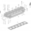 Buen rendimiento, piezas de repuesto para motores diésel, kit de juntas de motor 1003-00317, junta superior de la culata para automóvil