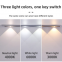 Ultra-Thin USB LED Cabinet Lights Multi-Function 3-Mode Lighting Motion Sensor Wireless Bedroom Wardrobe Closet Kitchen Use