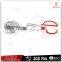 Round Skimmer Wire Steel Bbq Grill Tongs With TPR Soaking Handle