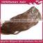 Full Head Double Wefted Blonde color 100% Human Remy Hair Clip In Human Hair Extensions