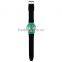 FT1418_GR Women charming green rubber strap special dial quartz movement analog wristwatch