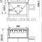 4 head Linear Weigher with form fill seal rice,sugar,seed,salt,coffee and season Powder packaging machine