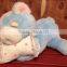 plush sleepy bear with pillow/soft lying sleeping bear/hot saling bears