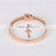 2015 Hot Selling Lock and Key 18K Yellow or Rose Gold Bangle With Diamond For Lover