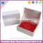 2016 hot selling ribbon empty cosmetic boxes make in China