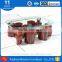 Living room furniture RB-527 new rectangular bend glass coffee table transparent bend glass tea table with small pu stool