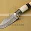 CITIZEN KNIVES,BEAUTIFUL CUSTOM HAND MADE DAMASCUS STEEL HUNTING BOWIE KNIFE