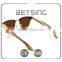 China Custom design bamboo skateboard wood sunglasses