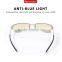 ultra light rectangle with PC lens glasses anti radiation eyeglasses anti blue light glasses