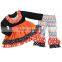 wholesale children's fall outfits kids halloween clothing sets lovely baby pumpkin cotton outfits                        
                                                Quality Choice