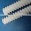 high performance engineering plastic CNC machining hdpe pe100 conveyer screw rod for food industry