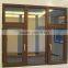 Villa wooden composite aluminum window, solid red oak window & lacquer finishing.