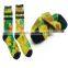 Tie dye printed socks,digital print socks, photo print socks