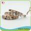 Brown And Black Color Bead Braided Beige Leather Wrap Bracelet