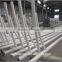 Road street single arm round conical steel lighting pole