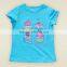 Wholesale kids clothes O-neck Fashion print Girls T-shirt girls party dresses