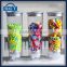 Wall Mount Triple Dry Food Storage Dispenser Container Plastic Candy Rice Snack