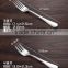 Stainless dessert fork made by Junzhan Factory directly with low price and plain handle