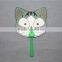 elephant design promotional plastic pp hand fan advertising fan mini hand fan