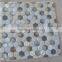 natural hexagonal chinese river shell mosaic mix with black lip sea shell mosaic tile,bathroom tile