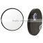 Single side small round 20x magnifying fogless shower mirror