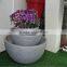 Large size unique design garden decoration Round Plastic Planter