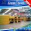 AOTONG Low Price 40FT 3 Axle Skeleton Semi Trailer , 40FT Container Chassis Trailer