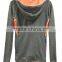 Santic Women's fitness Jacket OEM service Cation fabric Melange