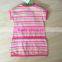 cute cheap kids stripe dress child girls dress model for summer
