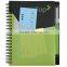2015 new design spiral notebook with pen