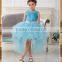 Frozen Cotton Dress Girl Princess Aisha Tutu ELSA Essar Short Sleeved Dress Children Dovetail