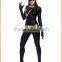 Pole dancing leather leotard girl dress uniform temptation cat cat club COSPLAY DS female costume