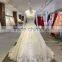 Alibaba Wholesale pakistani and indian dress plunging back tiered bridal dress pleated organz