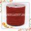 Lead-free Painting Edges Red Leather Cord 5mm