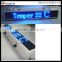 Outdoor double sides white cabinet Blue color RF wireless communication P8-16x128B LED advertising display